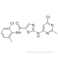 N- (2-chloro-6-méthylphényl) -2 - [(6-chloro-2-méthyl-4-pyrimidinyl) amino] -5-thiazolecarboxamide CAS 302964-08-5